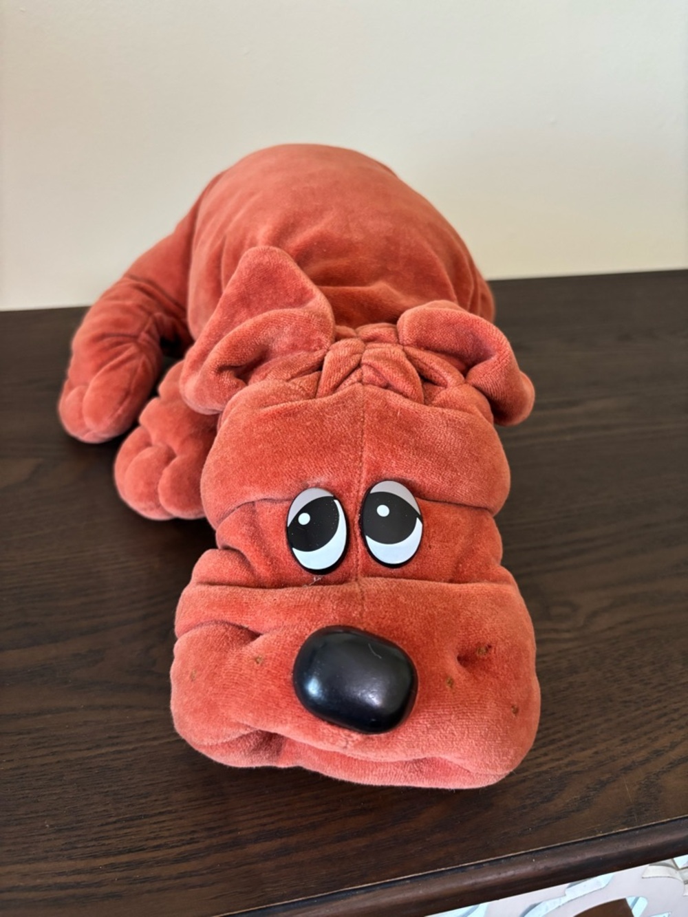 Vtg 1985 Tonka Rumple Skins Plush Dog 18" Pound Puppy Stuffed Animal